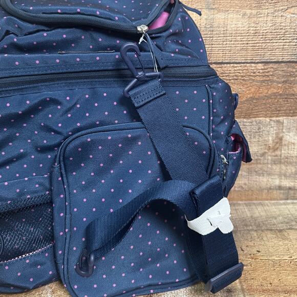 Matilda Jane Summer Fun Cooler Backpack Brilliant Daydream Blue Polka Dot main image 10